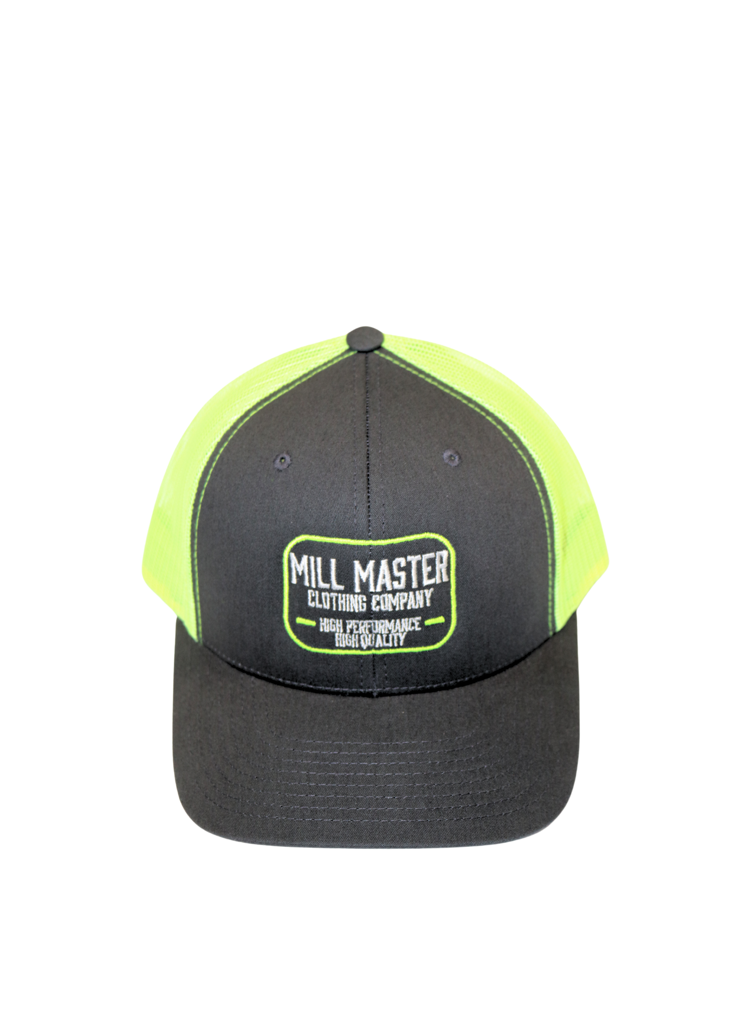 Dark Grey Snapback - Neon Mesh